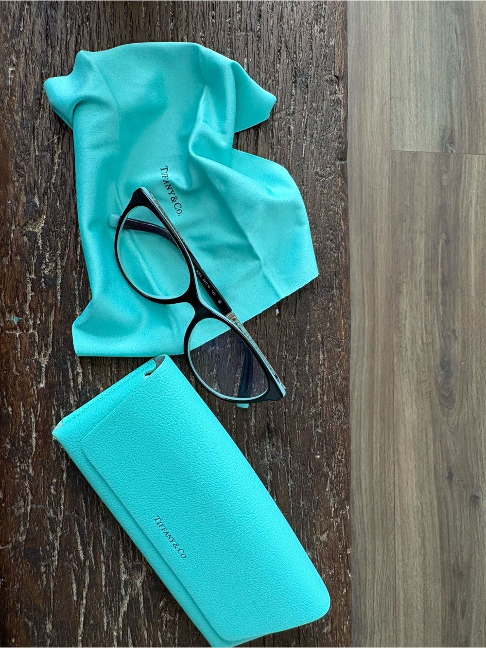 Authentic Tiffany & Co. TF2212 8055 Cat Eye Prescription Eyeglass Frames w/ Case